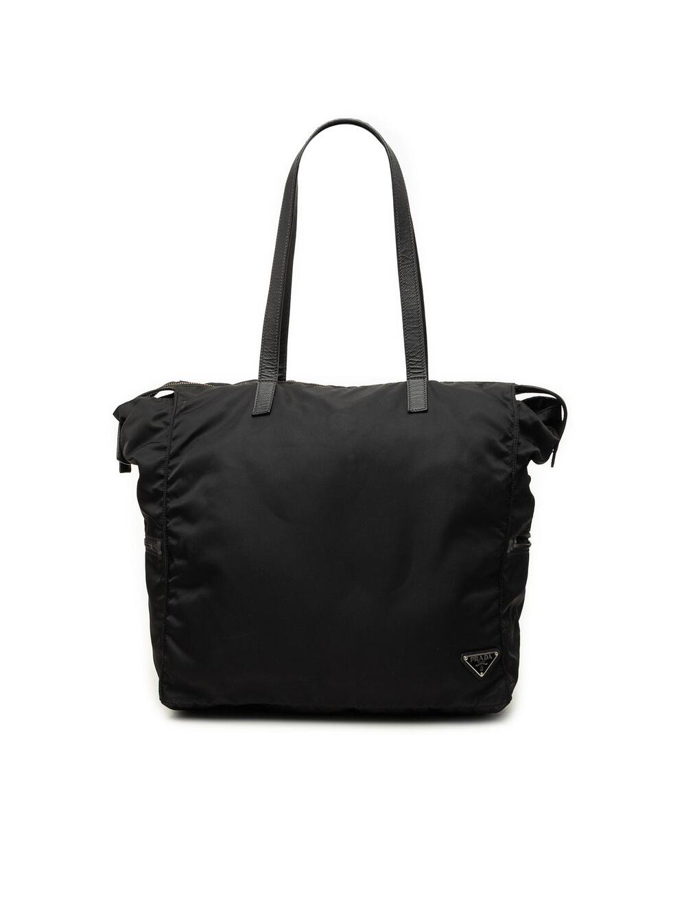 Prada Tessuto Tote Pre-Loved Black #359591P56B